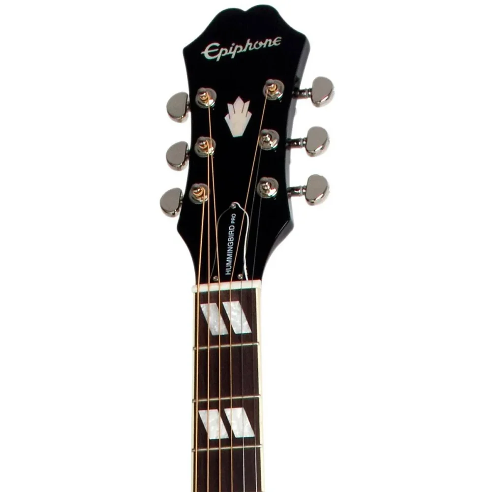 Epiphone Hummingbird Pro Acoustic-Electric Guitar Ebony - Image 3