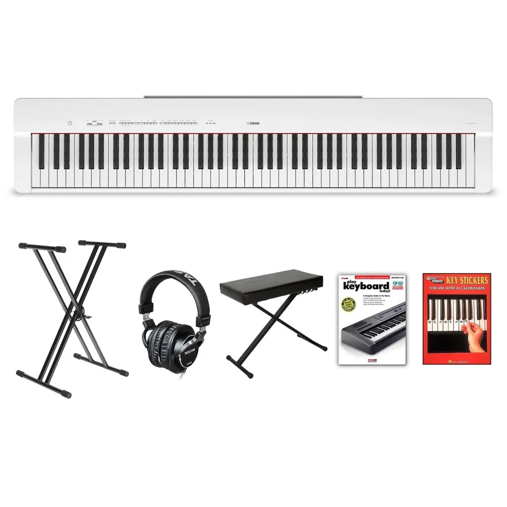 P-225 88-Key Digital Piano White Essentials Package - Image 9