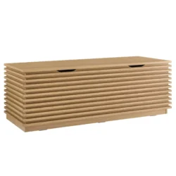 Modway Render Storage Bench - Oak