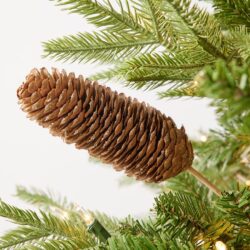Glitter Pinecone Tree Pick