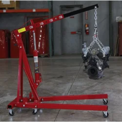 Strongway Hydraulic Engine Hoist with Load Leveler – 2-Ton Capacity, 1in.-82 5/8in. Lift Range - Image 7