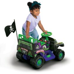 6 Volt Grave Digger Ride On Monster Truck ?with Authentic Monster Jam Graphics for Boys and Girls Ages 18-36 months - Image 2
