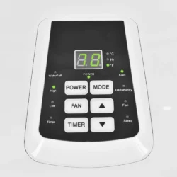 8000 BTU Portable Air Conditioner & Dehumidifier Function Remote w/ Window Kit - White - Image 13