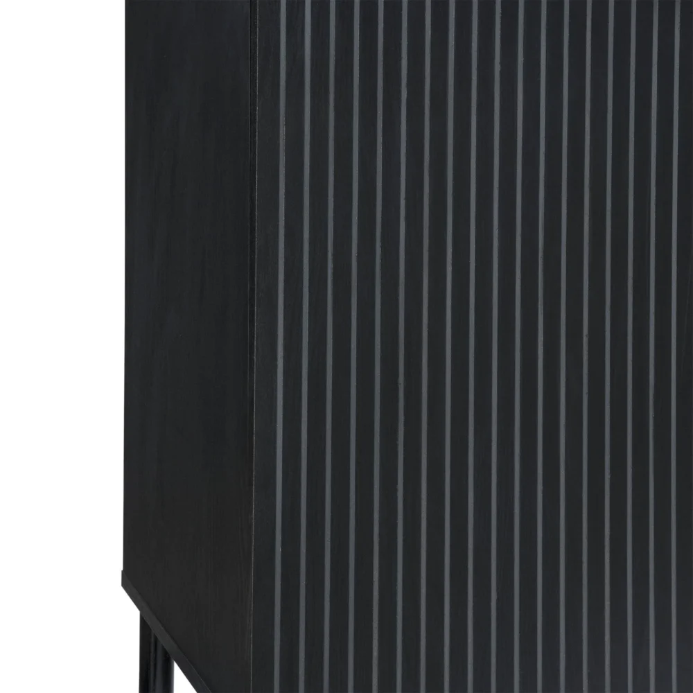 Sango Merk 2-Door Cabinet, Black - Image 2