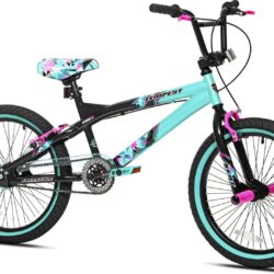 Kent Bicycles 20 Girl’s Tempest Bicycles, Black/Aqua