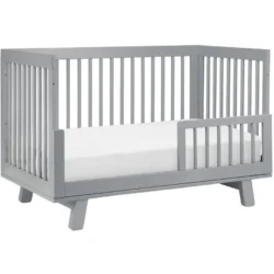 Babyletto Hudson 3-in-1 Convertible Crib with Toddler Conversion Kit - Honey - Image 9