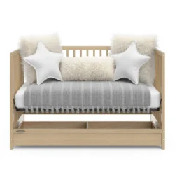 Graco - Teddi 5-in-1 Convertible Crib with Drawer - Driftwood - Image 2
