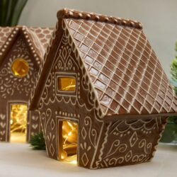 Handcrafted Gingerbread Village Houses - Image 9