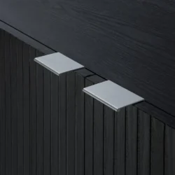 Sango Merk 2-Door Cabinet, Black - Image 4
