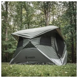 Gazelle T4 4-Person Green Pop Up Portable Camping Hub Tent - Image 7
