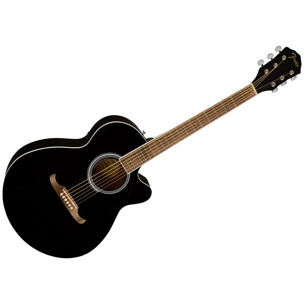 FA-135CE Concert Acoustic-Electric Guitar Black - Image 8