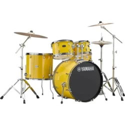 RDP2F5YL Rydeen 22" Bass Drum 5-Piece Shell Pack Mellow Yellow - Image 9
