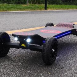 Electric Skateboard 4000 Watts | 12S3P | 35 mph | 22 Mile Range | 6′′ Wheels | Cool Lights | – Black - Image 4