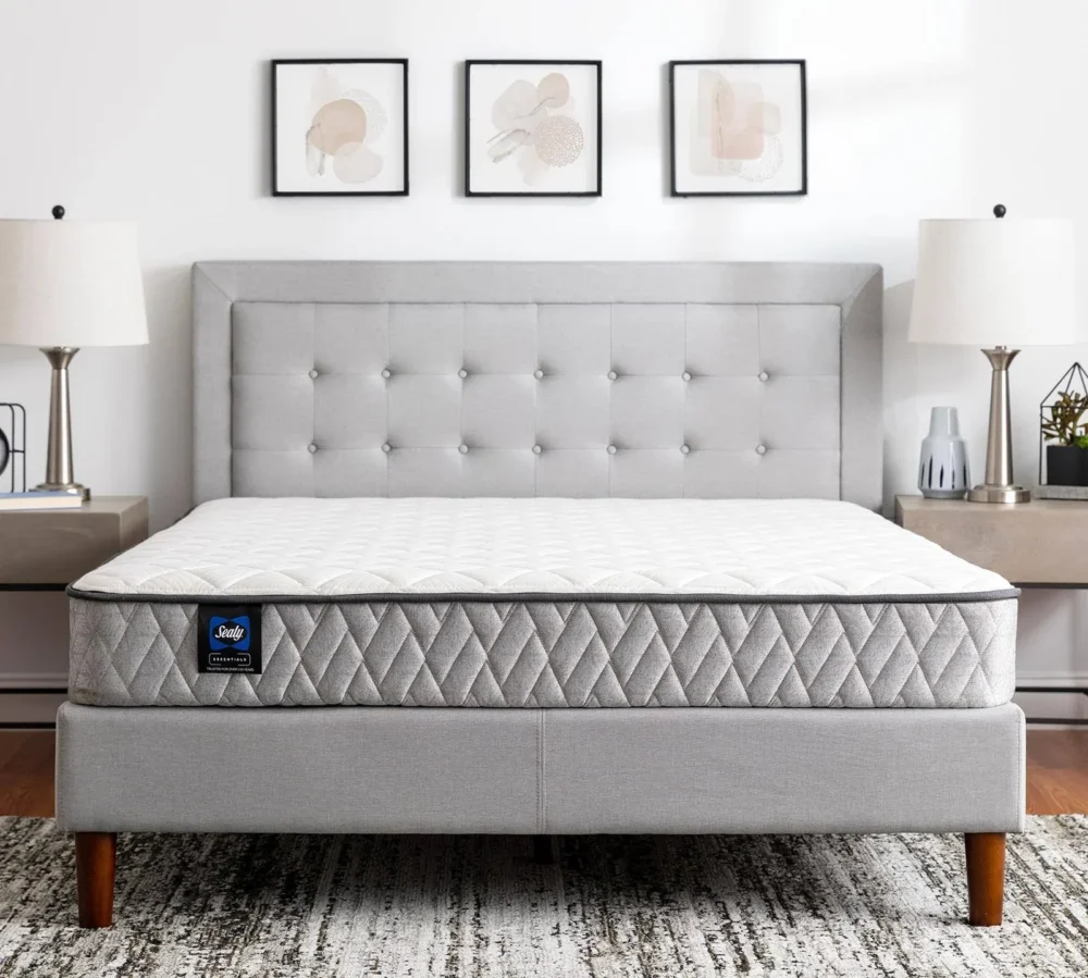 Sealy Queen Mattress | Innerspring | Firm Essentials S3 Sudley