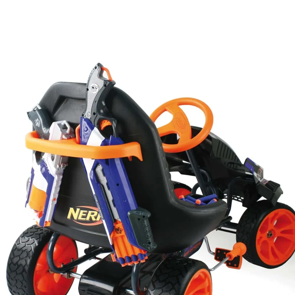 Nerf Battle Racer Ride-on Pedal Go-Kart for Boys and Girls, Multi-color - Image 8