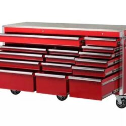 Heavy Duty 61 in. W x 23 in. D 15-Drawer Mobile Workbench with Solid Wood Top - Image 15