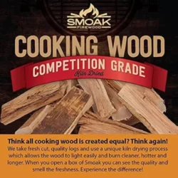 Smoak Firewood Kiln Dried Cooking Grade 16 inch Wood Logs, White Oak, 60-70 lbs at VMinnovations - Image 10