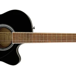 FA-135CE Concert Acoustic-Electric Guitar Black - Image 4