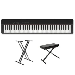 P-225 88-Key Digital Piano Black Essentials Package