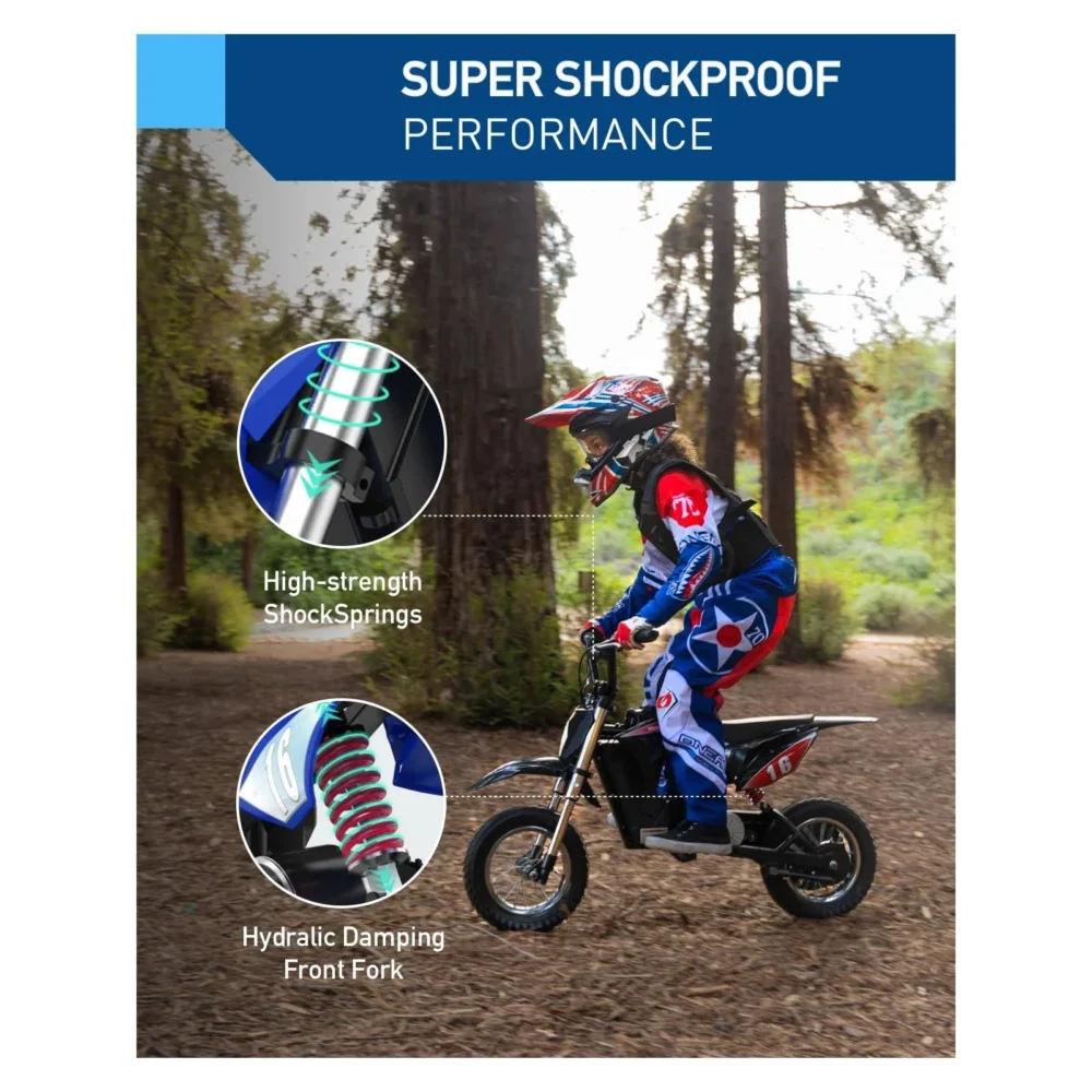 DK1 36V/4Ah 300W Electric Dirt Bike for Kids - Image 7