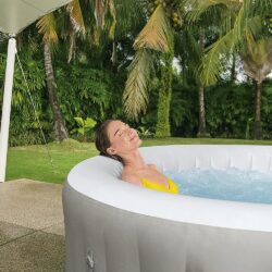 Inflatable Hot Tub Spa | Portable Hot Tub with Heated Water System and 140 Bubble Jets | Fits Up to 4 People - Image 6