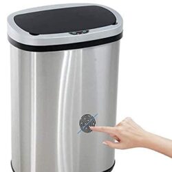 Bigacc 13 Gallon 50 Liter Kitchen Trash Can with Touch-Free & Motion Sensor, Automatic Stainless-Steel Garbage Can, Anti-Fingerprint Mute Designed Trash Bin Brushed Stainless Steel - Image 17