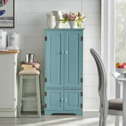 Tall Storage Cabinet Blue - Buylateral