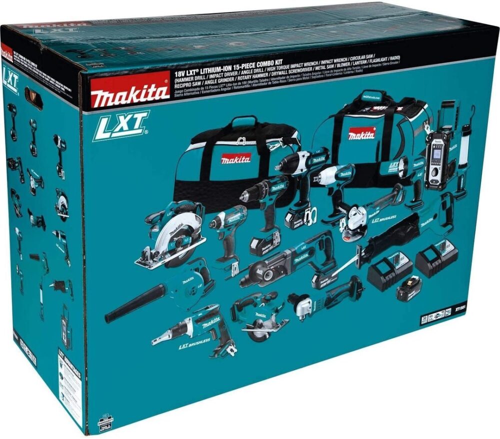 The Latest 15 Tool Combination Kit With Charger - Image 5