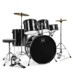 Rogue Junior Kicker 5-Piece Drum Set Black - Image 2