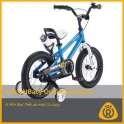 Royalbaby Kids Bike Freestyle BMX Bicycle with Training Wheels Kickstand - Image 6