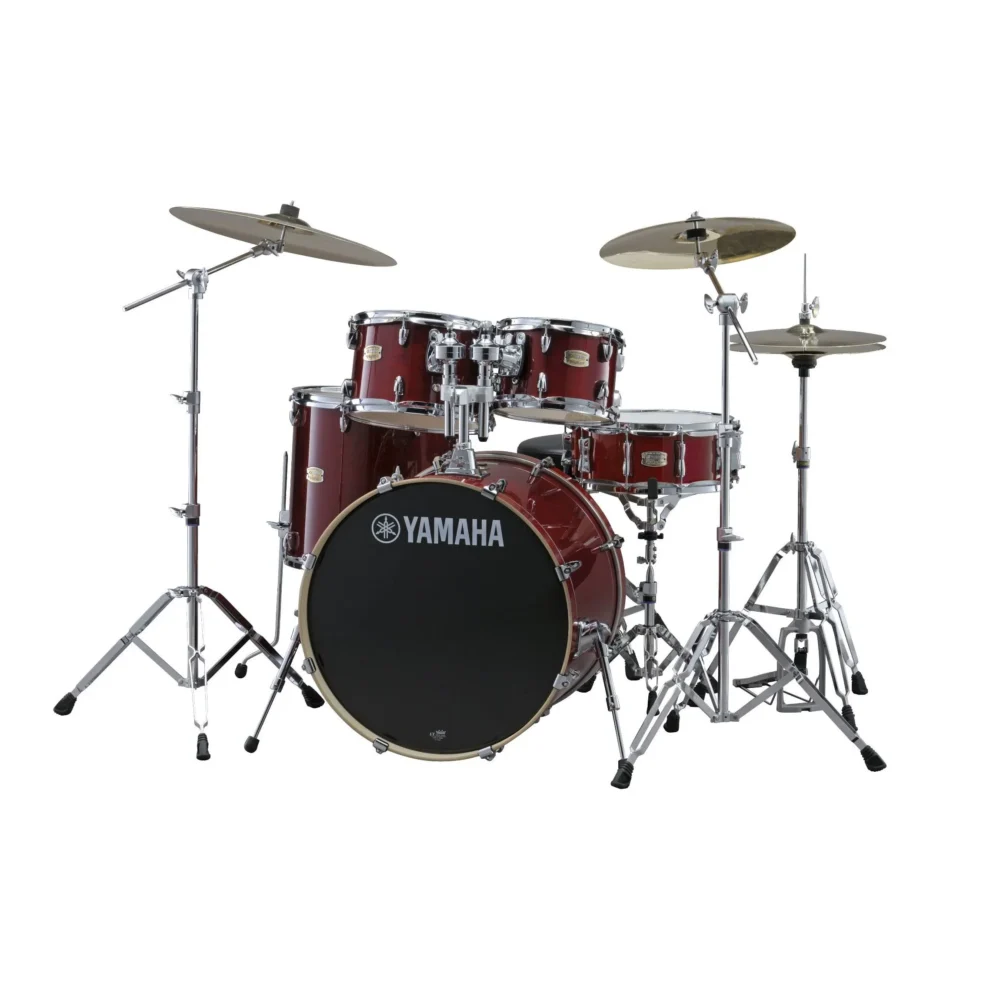 Stage Custom Birch 5-Piece Shell Pack with 22" Bass Drum - Raven Black - Image 6