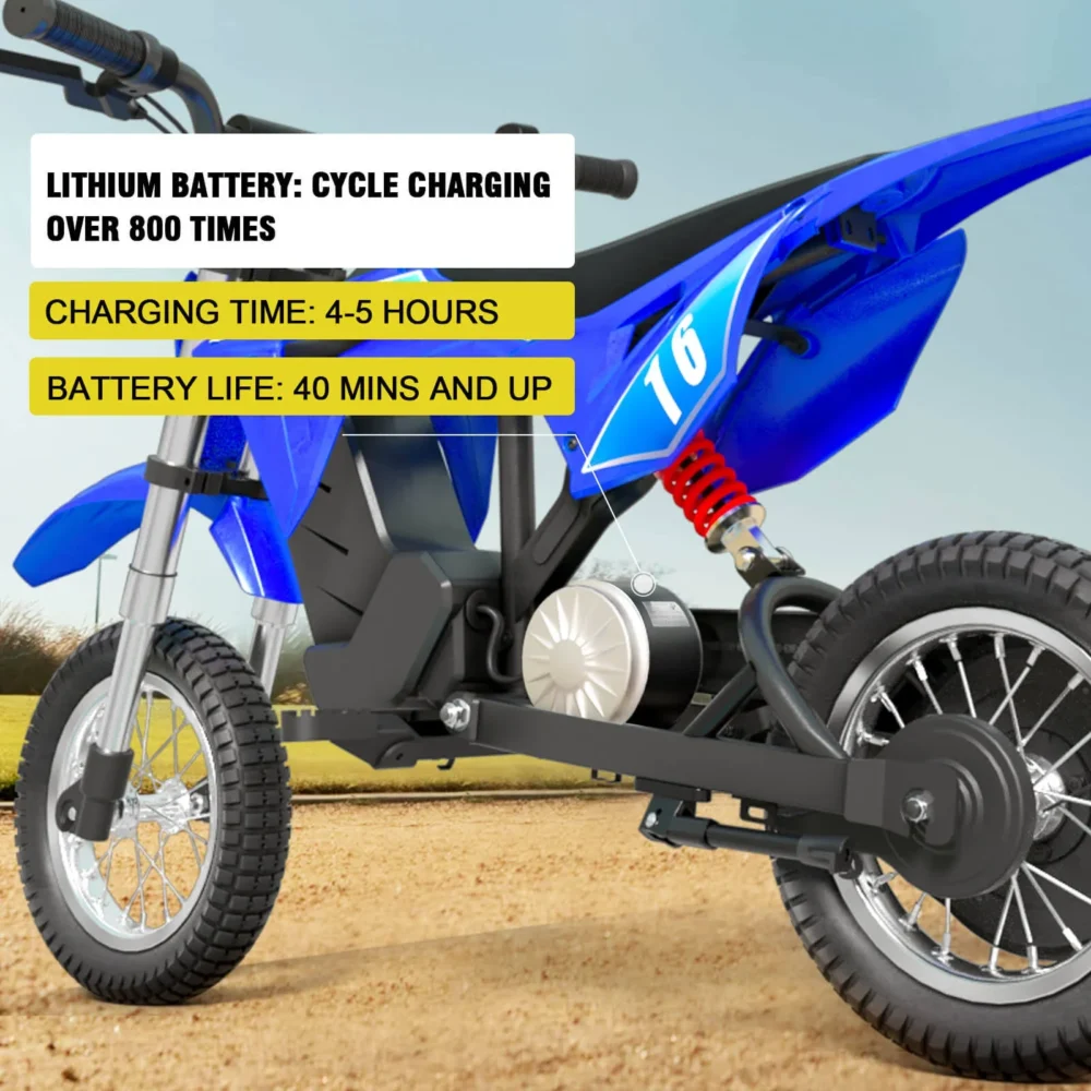 DK1 36V/4Ah 300W Electric Dirt Bike for Kids - Image 6