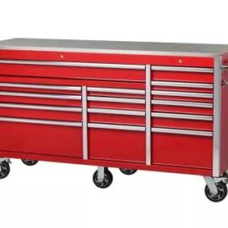 Heavy Duty 61 in. W x 23 in. D 15-Drawer Mobile Workbench with Solid Wood Top - Image 14