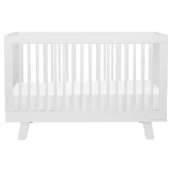 Babyletto Hudson 3-in-1 Convertible Crib with Toddler Rail, White - Image 2