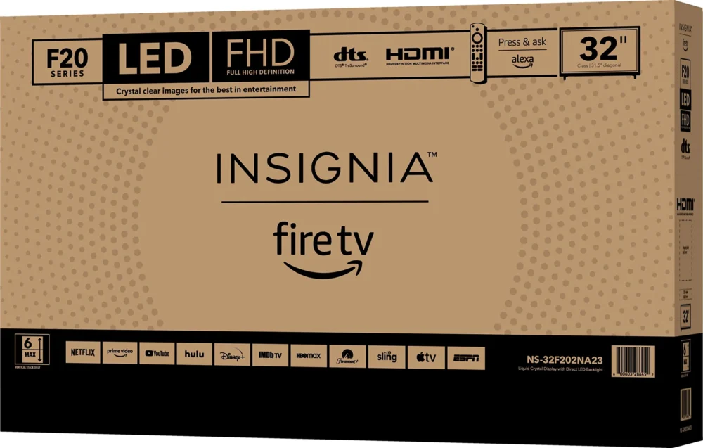 INSIGNIA 32-inch Class Smart Full HD 1080p Fire TV - Image 2