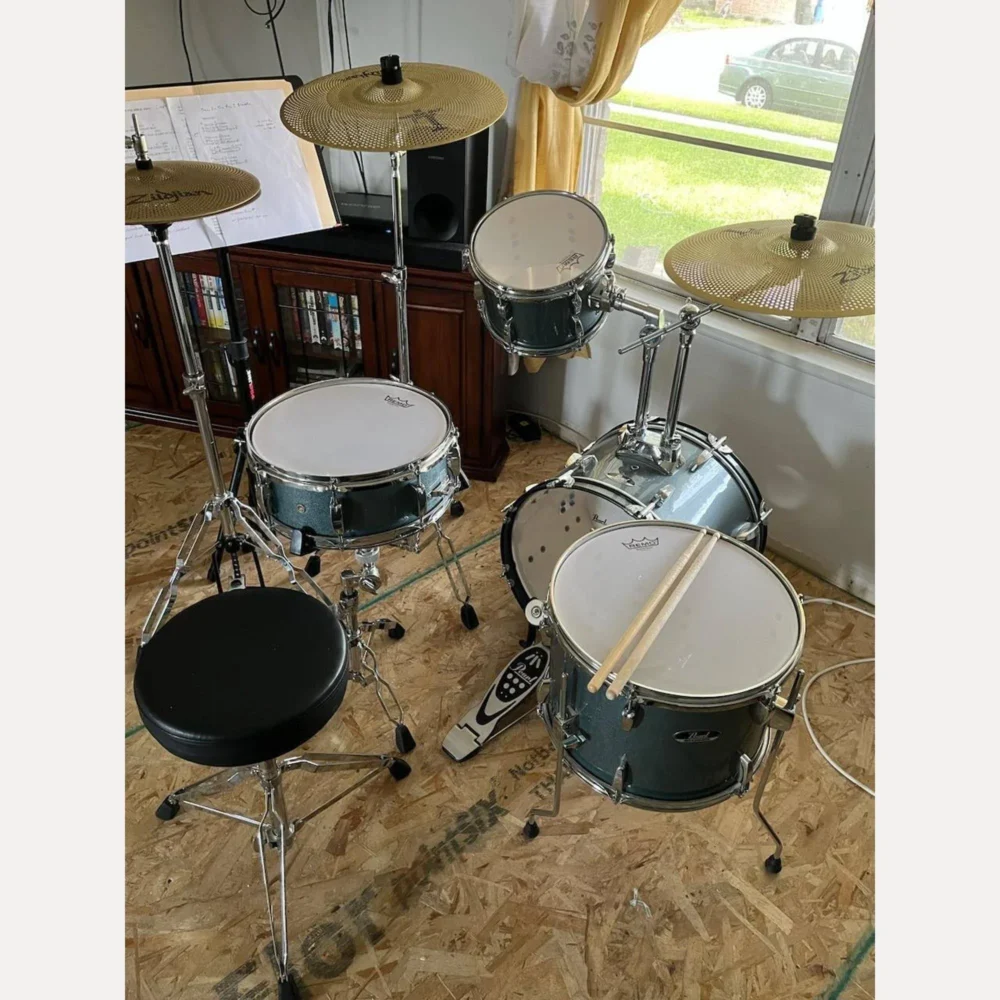 Pearl Roadshow 4-Piece Jazz Drum Set - Charcoal Metallic - Image 9