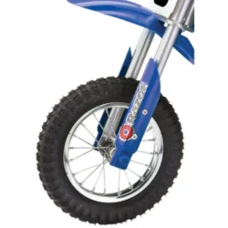 Mx350 24-Volt Dirt Rocket Electric Motocross Bike, Blue - Image 2