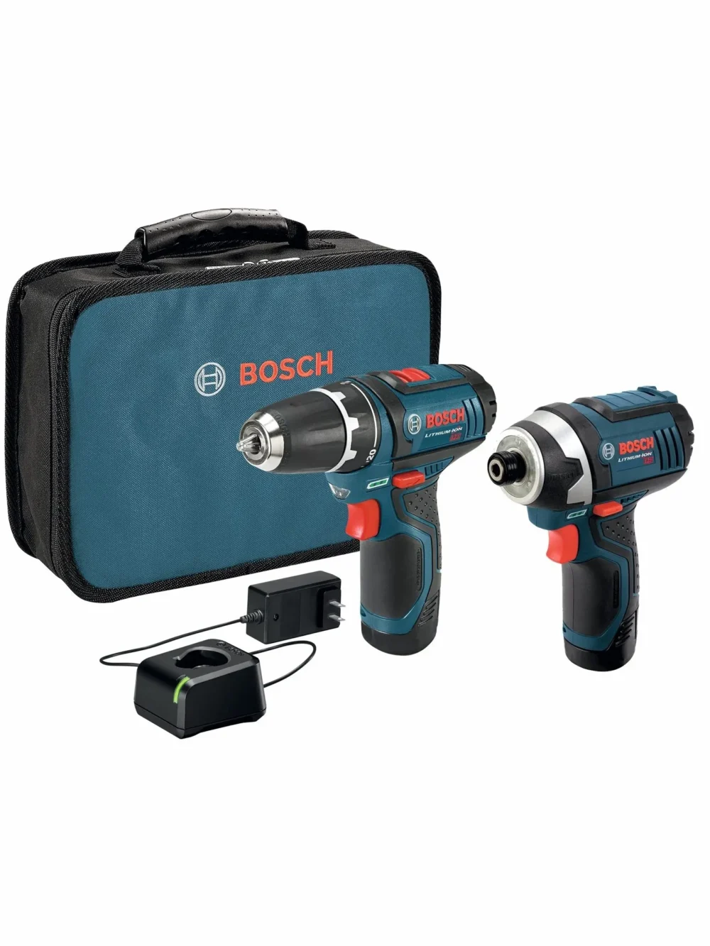 BOSCH CLPK22-120 12V Max Cordless 2-Tool 3/8 in. Drill/Driver and 1/4 in. Impact Driver Combo Kit with 2 Batteries, Charger and Case,Blue - Image 53