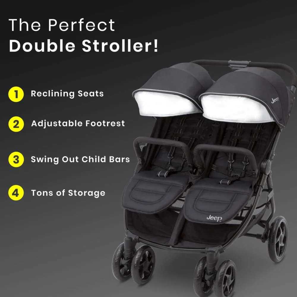 Jeep Destination Ultralight Side x Side Double Stroller - Image 7