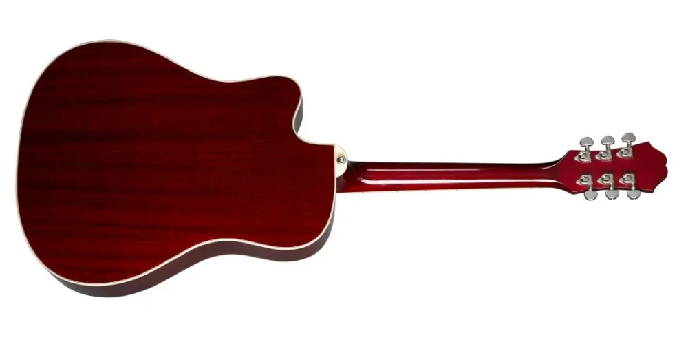 Epiphone Hummingbird EC Studio Limited-Edition Acoustic-Electric Guitar Wine Red by Woodwind & Brasswind - Image 3