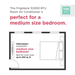 10,000 BTU 3-in-1 Portable Room Air Conditioner - Image 8