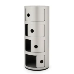 Kartell Componibili Recycled Black 2 Modules - Image 2