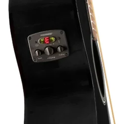 FA-135CE Concert Acoustic-Electric Guitar Black - Image 14