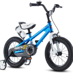 Royalbaby Kids Bike Freestyle BMX Bicycle with Training Wheels Kickstand