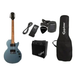 Epiphone Les Paul Special-I Electric Guitar Player Pack Worn Pelham Blue - Image 4