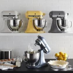 Artisan Series Matte Fresh Linen 5-Quart Tilt-Head Stand Mixer - Image 12