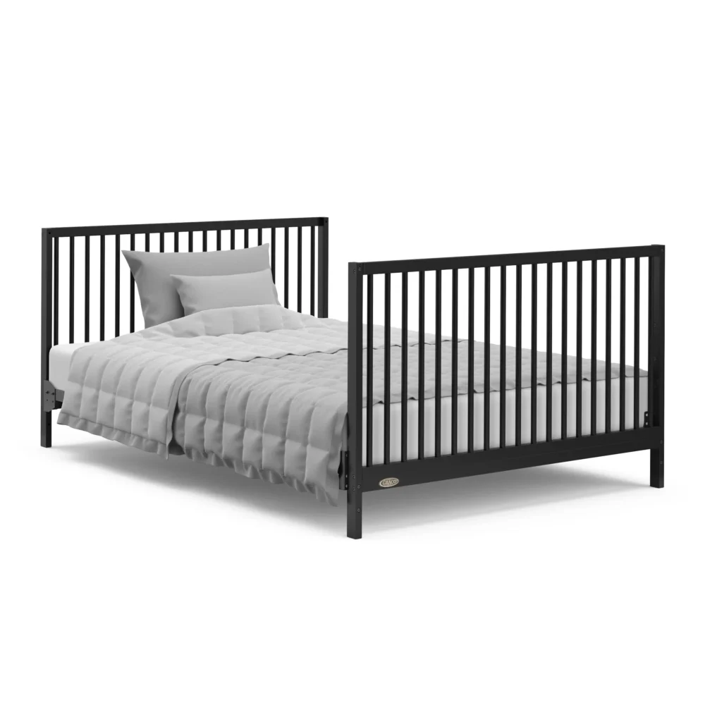 Graco - Teddi 5-in-1 Convertible Crib with Drawer - Black - Image 9