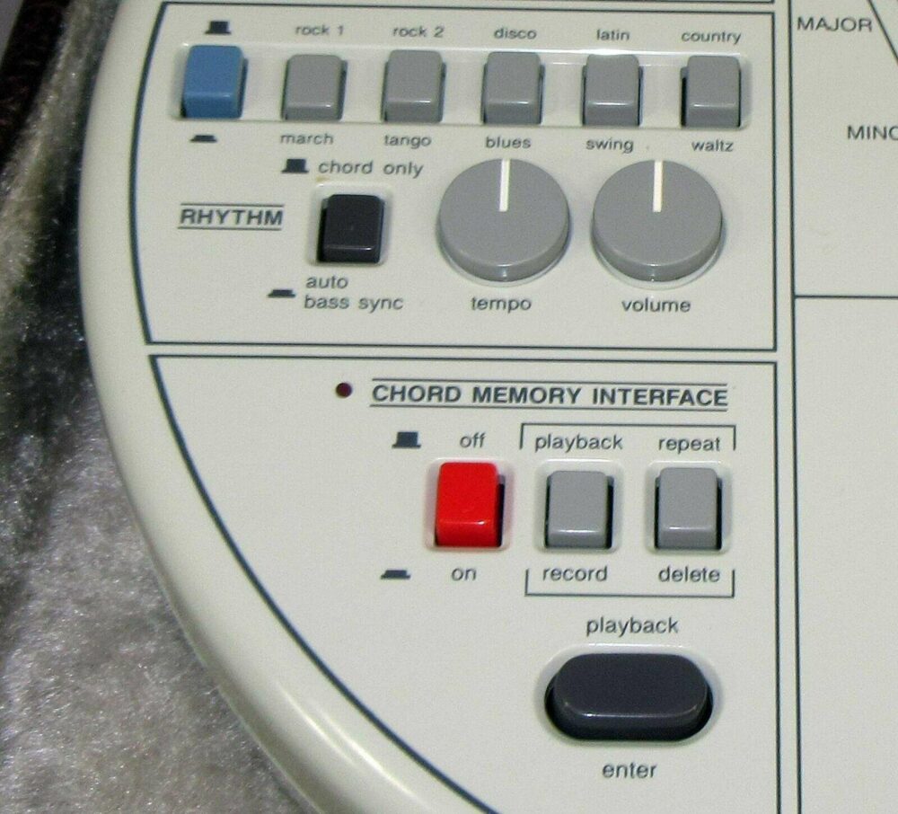 Suzuki Omnichord OM-84 System Two w/ Hard Case Power Supply Manual TESTED! WORKS - Image 10