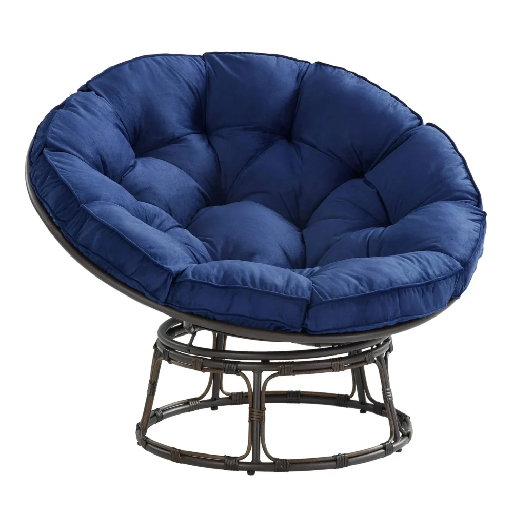 Better Homes & Gardens Papasan Chair, POLYESTER, Blue - Image 2