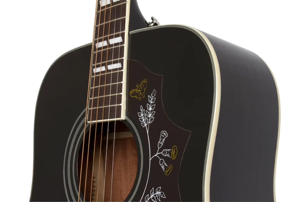 Epiphone Hummingbird Pro Acoustic-Electric Guitar Ebony - Image 6